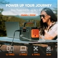 thumbnail image 3 of Estación de energía portátil Jackery Explorer 240 v2, batería LiFePO4 de 256 Wh con salida USB-C de 300 W CA/100 W, carga rápida de 1 hora, escenarios versátiles: exteriores/camping/RV/viajes/copia de, 3 of 5