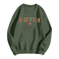 thumbnail image 5 of Letter Print Women's Sweatshirt Bookworm Long Sleeve Crewneck Loose Fit Spring Trendy Pullover Sweater, 5 of 5