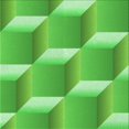 thumbnail image 1 of Ahgly Company Machine Washable Indoor Square Transitional Emerald Green Area Rugs, 4' Square, 1 of 7