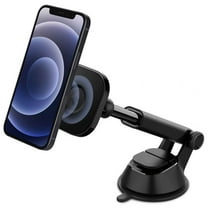 Magnetic Car Mount Phone Holder for Samsung Galaxy S25/ S25 Plus/ Ultra - For Dash Windshield Telescopic MagSafe Compatible Strong Grip for Galaxy S25/ S25 Plus/ Ultra