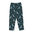 thumbnail image 4 of Naloa Cute Turtle Print Women’s Ultra-Soft Comfy Pajama Lounge Pants with Pockets & Drawstring, 4 of 8