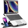 thumbnail image 1 of Laptop Stand for Desk, Adjustable Laptop Stand for Desk, Laptop Riser for MacBook Pro and Air 13 15 17 inch, Laptop Stands Adjustable, Ergonomic Computer Stand, Notebook Stand Patented SecureStop, 1 of 7