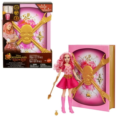 Disney’s Descendants: The Rise of Red The Sorcerer’s Cookbook Doll & Playset, Surprise Reveals