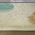 thumbnail image 6 of Ambesonne Fish Place Mats Set of 4, Aquarium Ocean Waves, Standard Size, Sand Brown Seafoam, 6 of 6