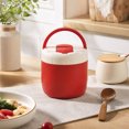 thumbnail image 6 of 44 Oz Insulated Lunch Box, 1.3L Stainless Steel Multilayer Thermal Food Container for Office, School, Travel and Outdoor Meals, 6 of 7