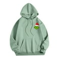 Christmas Pajamas for Family Fall Hoodie Sweaters for Women 2024 Grinch