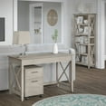 thumbnail image 3 of Bush Furniture Key West 48" Writing Desk, Washed Gray, 3 of 6