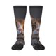 thumbnail image 1 of Balery Wide Eyed Cartoon Cats Calcetines novedosos Calcetines deportivos Calcetines hasta la rodilla Calcetines de algodón Calcetines originales y geniales, 1 of 6