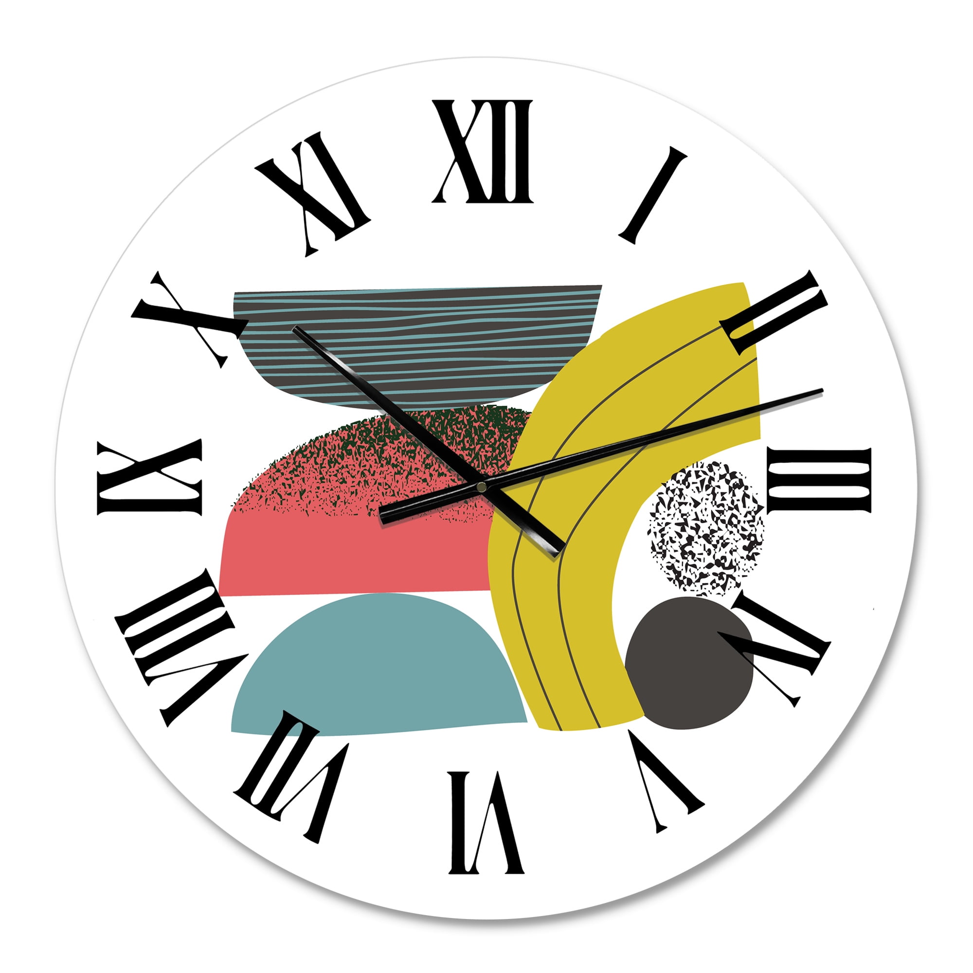 Designart 1 in Modern,Contemporary Wall Clock