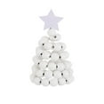 thumbnail image 3 of 5Pcs 6.3Inch Nordic Wooden Xmas Tree Tabletop Ornament, Festive Holiday Decor with Hemp Rope or Wooden Beads, Modern Minimalist Design for Desk, Shelf, or Mantel Display in Living Room or Dining Area, 3 of 9