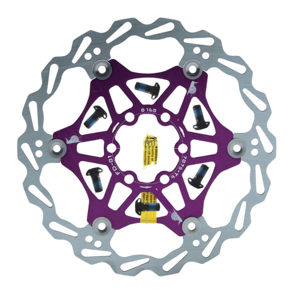 Heavy Type Construction Smooth Braking Rotor Mountain Bike Disc Brake Rotor for Various Terrain Cycling