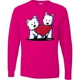 thumbnail image 3 of Inktastic Valentine Westie Duo Long Sleeve T-Shirt, 3 of 5