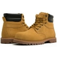 thumbnail image 1 of KINGSHOW Men's Work Boots Wheat Soft Toe Work Boots for Men 8.5 M US, 1 of 7
