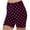 Hot Pink, variant on Feancey Womens Summer Biker Shorts Knee Length Casual Polka Dot Print Beach Shorts Buttery Soft Yoga Leggings Stretch Workout Gym Shorts Blue L
