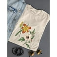 thumbnail image 3 of Garden Flowers Delight T-Shirt Women -Sydenham Edwards Designs, Female 5X-Large, 3 of 4