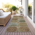 thumbnail image 6 of Addison Rugs Chantille Indoor/Outdoor Transitional Circles Taupe Washable Runner Rug, 2'3" x 7'6", 6 of 6