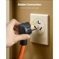 thumbnail image 3 of 25 Feet 3-Prong Dryer Extension Cord, NEMA 10-30P Male to 10-30R Female, 30 Amp 250V for Electric Dryers, 3 of 11