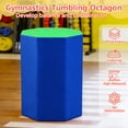 thumbnail image 4 of 29’ Height Gymnastics Octagon Tumble Mat PVC Waterproof for Child Home Gym Blue, 4 of 8