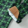 thumbnail image 4 of IYTR Mens Jackets Plush Thick Warm Shirt Jackets with Pocket Button Up Turndown Collar Plaid Long Sleeve Jacket Green M, 4 of 4
