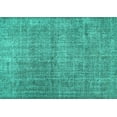 thumbnail image 1 of Ahgly Company Indoor Rectangle Abstract Turquoise Blue Contemporary Area Rugs, 6' x 9', 1 of 4
