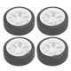 thumbnail image 5 of Neumáticos de GOMA 4 Uds 1/10 para TAMIYA TT01 XV01 Sincero Tipo A Blanco, 5 of 10