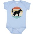 thumbnail image 3 of Inktastic German Shepherd Silhouette Vintage Retro Boys or Girls Baby Bodysuit, 3 of 5
