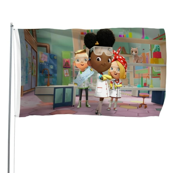 Ada Twist, Scientist-themed Printed Flag Perfect gift for fans, friends, and family members, and suitable for indoor and outdoor activities, party decorations.35.4"x59" (90cm×150cm)