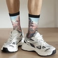 thumbnail image 6 of KLL Vintage Pink Drive View Print Cool Socks Men's Women's Crew Socks Funny Crazy Novelty Stockings, 6 of 6