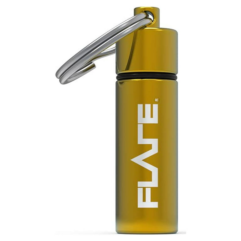 Flare Audio Capsule Silver - Tough Lightweight Aluminium, Water-Proof,  Keychain