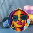thumbnail image 6 of Punch Needle Kits African Girl DIY Embroidery Starter Set with Hoop Easy for Beginners Stress Relief Handmade Craft Hobby and Home Decor 20x20cm-6, 6 of 8