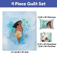 thumbnail image 2 of Disney Moana Island Girl 4 Piece Twin Size Quilt Set, 2 of 5