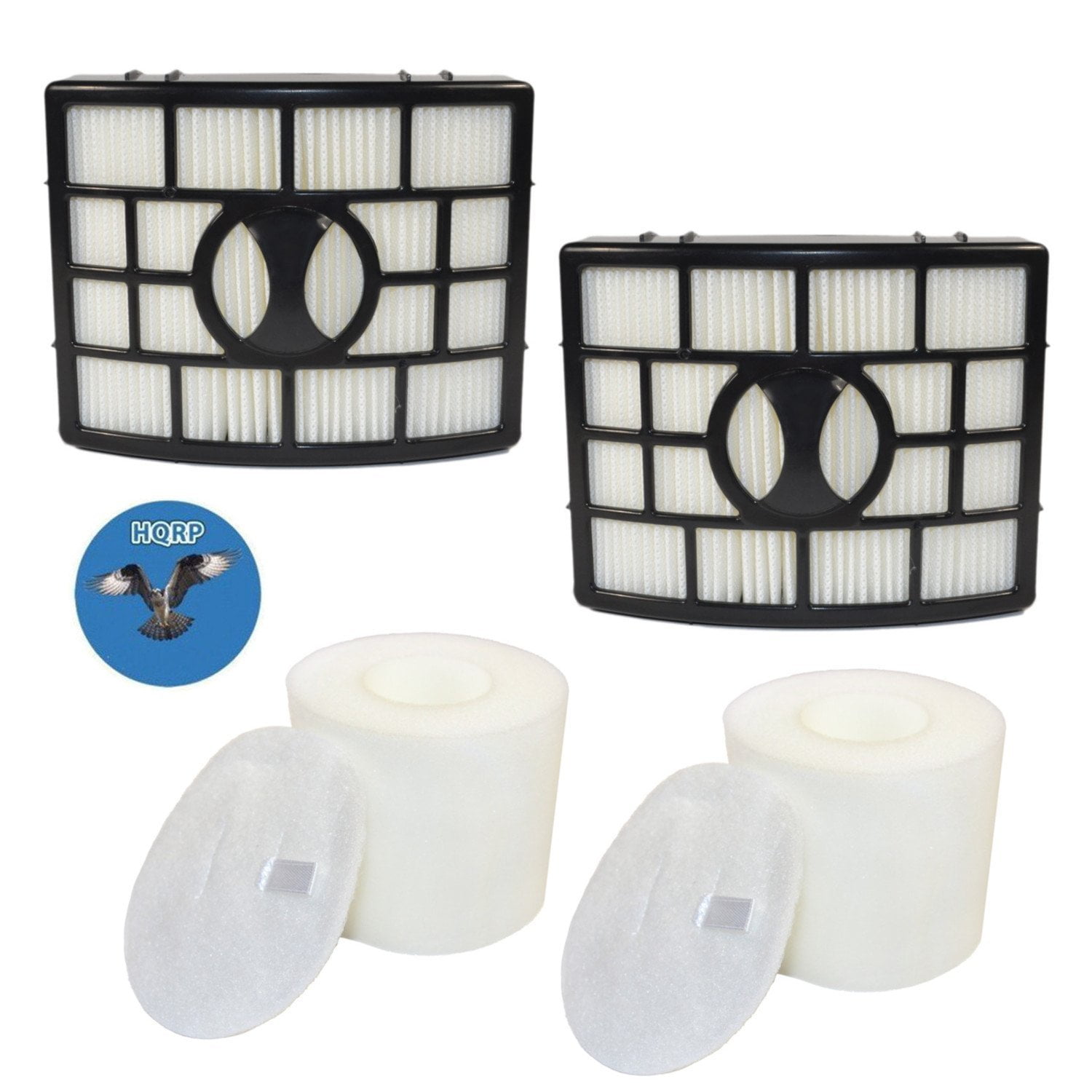 HQRP 2pack Filter Kit for Shark Rotator NV750 series NV750W NV751