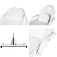 thumbnail image 4 of BETHANY Hydraulic Facial Chair Massage Table Lash Extension Bed Tattoo Chair Adjustable Height 23" to 29" Spa Salon Waxing Lashing Beauty Styling Studio Equipment, White, 4 of 7