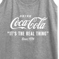 thumbnail image 3 of Coca-Cola - It's The Real Thing  - Women's Racerback Tank Top, 3 of 5