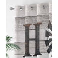 thumbnail image 2 of Vintage Home Thermal Insulated Blackout Curtains for Bedroom 63 Length Windmill Word on Rustic Wooden Grain Room Darkening Curtain 1 Panel Grommet Window Curtain Drape for Living Room Nursery Room, 2 of 7