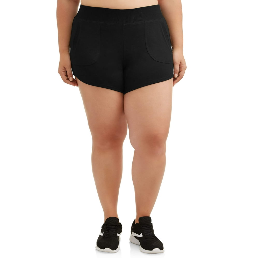 Athletic Works - Women's Core Active Plus Size Gym Short - Walmart.com ...