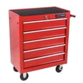 thumbnail image 5 of 5-Drawer Rolling Tool Chest, Metal Tool Storage Organizer Cart with Locking System and Wheels, Multifunctional Mechanic Tool Cart for Garage, Warehouse, Workshop, Repair Shop, Red, 5 of 8