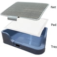 thumbnail image 6 of PS KOREA Indoor Dog Potty Tray - with Protection Wall Every Side for No Leak, Spill, Accident - Keep Paws Dry and Floors Clean (Grey), 6 of 6