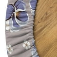 thumbnail image 5 of Ambesonne Springtime Fitted Round Tablecloth, Romantic Flowers Vintage, 56"- 60" Diameter, Ceil Blue and Warm Taupe, 5 of 5