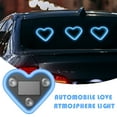 thumbnail image 3 of YOTQUSKI Love Atmosphere Light, IP65 Waterproof, Heart-Shaped LED Neon Lights Solar Powered, Waterproof Valentines Day Car & Window Decor, 3 of 7