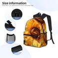 thumbnail image 4 of Fotbe Sunflower Blue Sky Lightweight Casual Laptop Backpack for Men and Women, Daily use Waterproof backpack, Backpack for College, 4 of 7