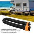 thumbnail image 3 of Sewer RV Sewer Hose 3-inch Sewage Pipe for RV  Shrinkage Length 1.3meter  Stretch Length 4.8m, 3 of 6