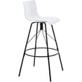 thumbnail image 6 of Haobo Home Metal Bar Stools, Set of 4, Swivel White, Plastic Seat, Indoor/Outdoor, 26", 6 of 18