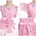 thumbnail image 2 of IDOPIP Toddler Party Dress Girls Butterfly Daisy sequins Princess Dress Ruffle Tulle Tutu Wedding Dress, 2 of 9