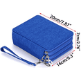 thumbnail image 2 of Zippered Pencil Case-Canvas Handy Pencil Holders for for Watercolor Pencils,Colored Pencils, Pencils, 2 of 5