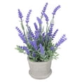 thumbnail image 4 of CRILSTYLEO Artificial Lavender Plant in Pot for Home Decoration, Purple, 4Pcs, 4 of 8