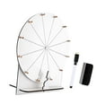 thumbnail image 2 of GUOOL Roue Rotative pour Prix Roue de Fortune Plateau Tournant pour Magasin Activités Promotionnelles Supermarché Pub Accessoires de Fête Blanc, 2 of 9