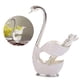thumbnail image 2 of El Juego De Cucharas De Postre De Aleación De Zinc Incluye 6 Cucharas De Lazo Y 1 Cuchara De Café Con Soporte En Forma De Cisne Para El Hogar, Cafetería, Pastelería, Tienda De Postres Speravity HA026613-01, 2 of 6