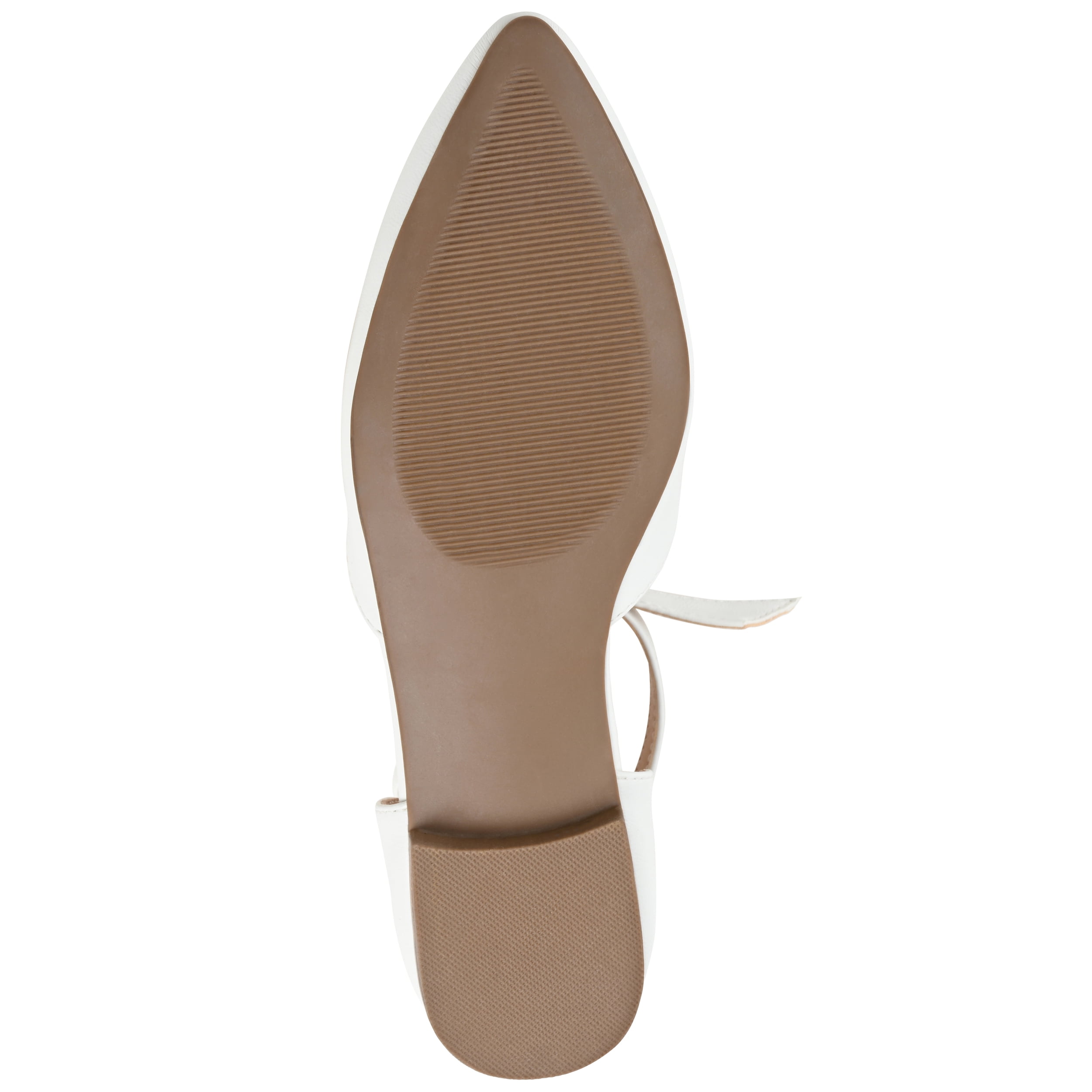 Journee Womens Vielo Ballet Almond Toe Buckle Flats, Widths Available