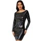 thumbnail image 2 of Vestido Sexy Roman Fashion 3696 Negro G, 2 of 6